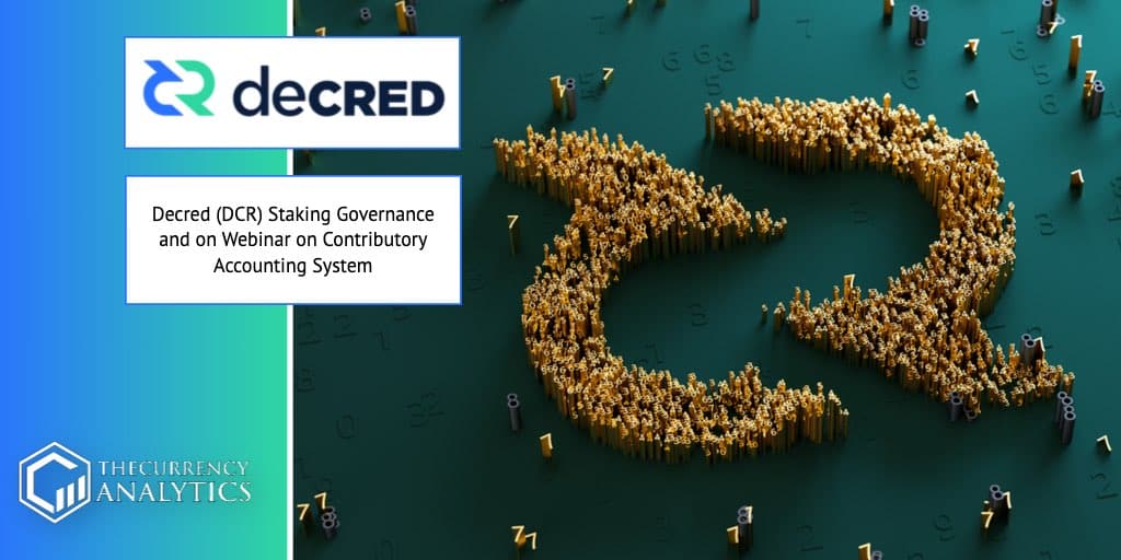 Decred DCR staking webinar