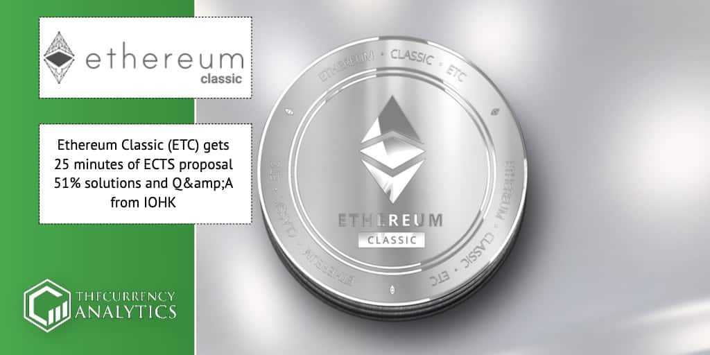 Ethereum ETC 51 solutions IOHK